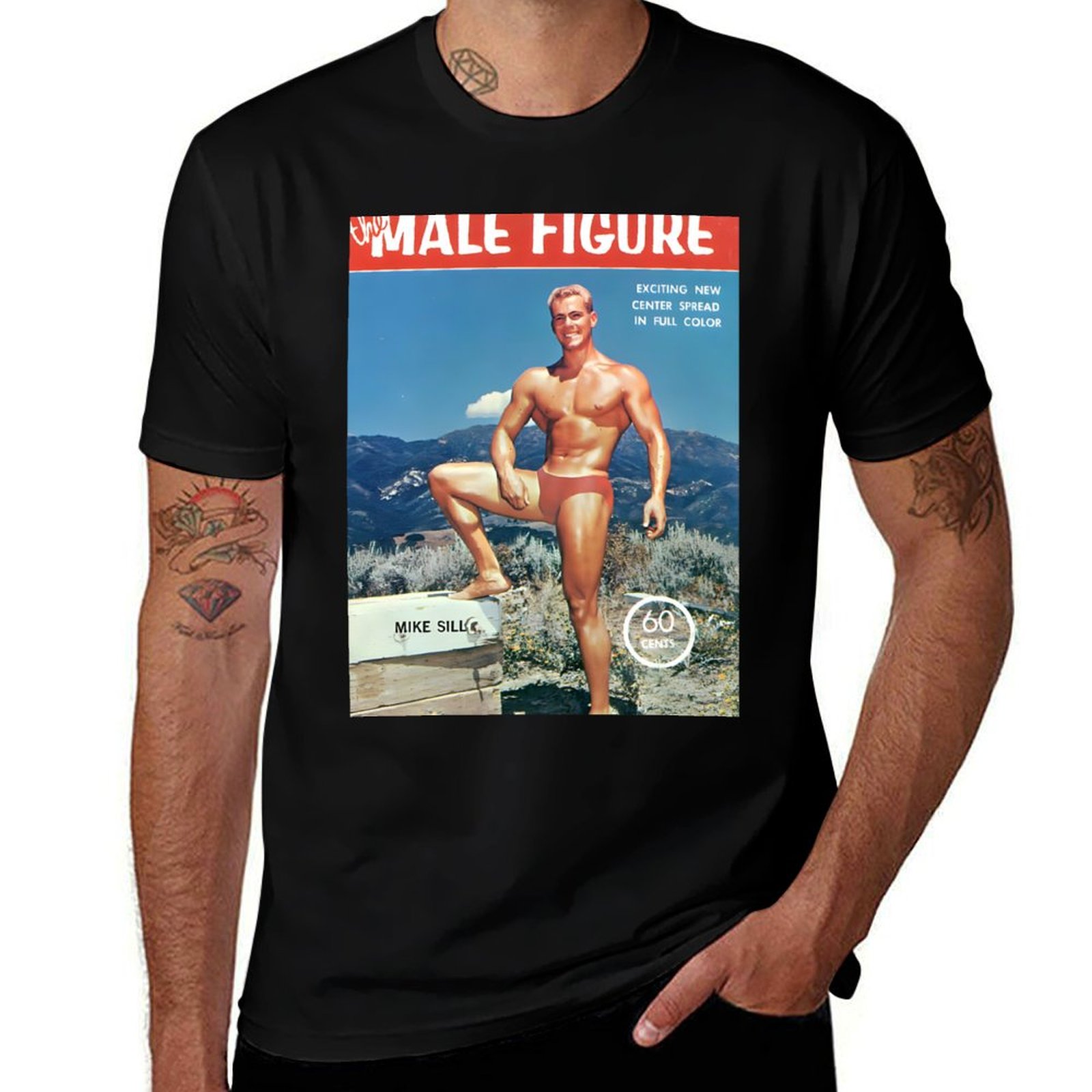 Vintage Fashion Magazine Covers - The Male Figure with Mike Sill