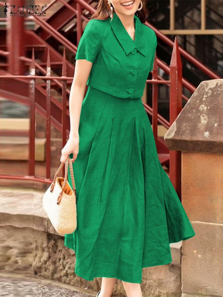 Vintage Fashion Pieces - ZANZEA Women Two Piece Sets 2024