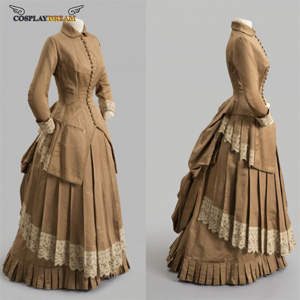 Vintage Victorian Fashion - 19th Century Fashion dress Victorian bustle