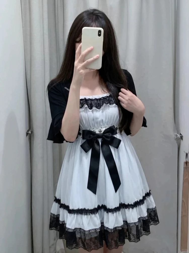 Vintage Fashion Pieces - Gothic Punk Fashion Cute 2 Piece