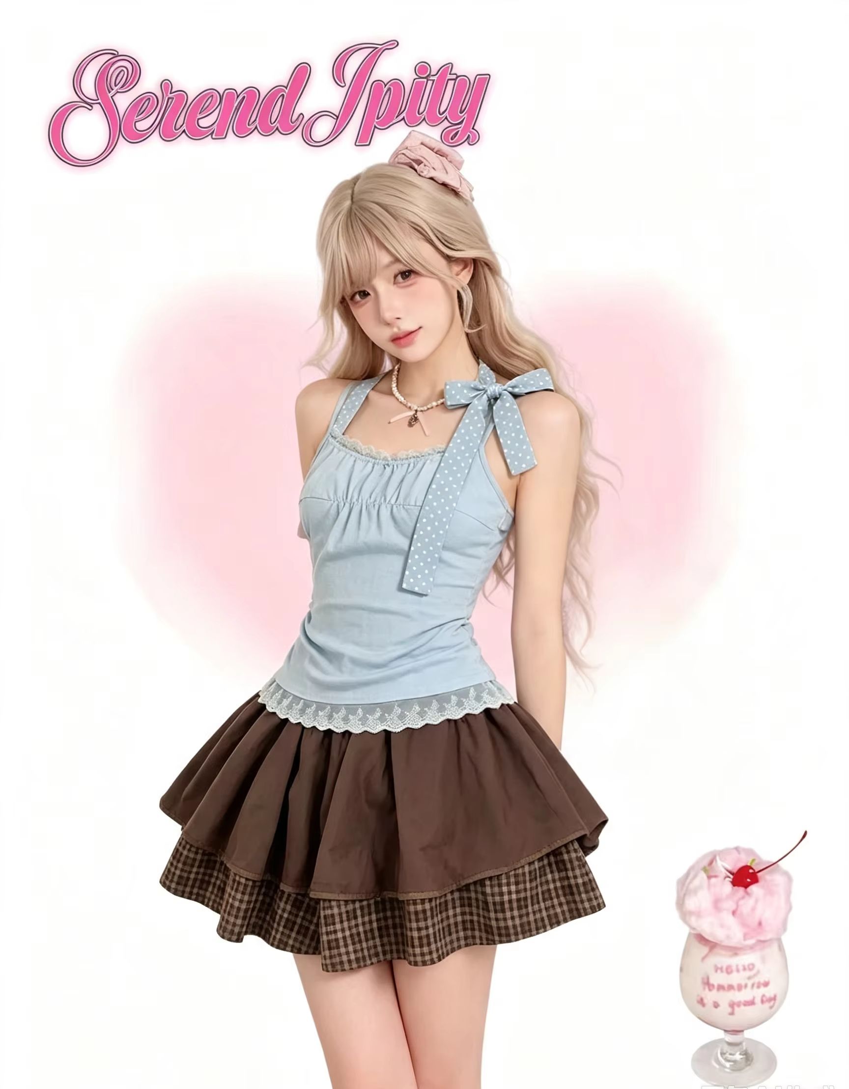 Vintage Fashion Pieces - Japanese Harajuku Y2K Vintage Sweet Lolita