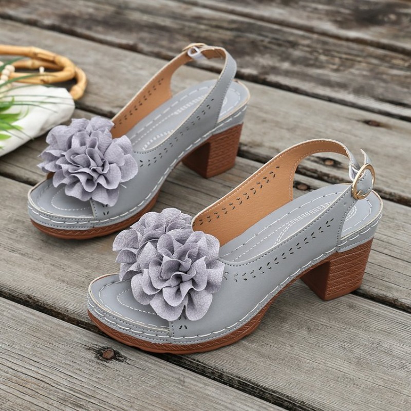 Vintage Flower Decorate Peep T - огляд і ціна Vintage And Modern Fashion