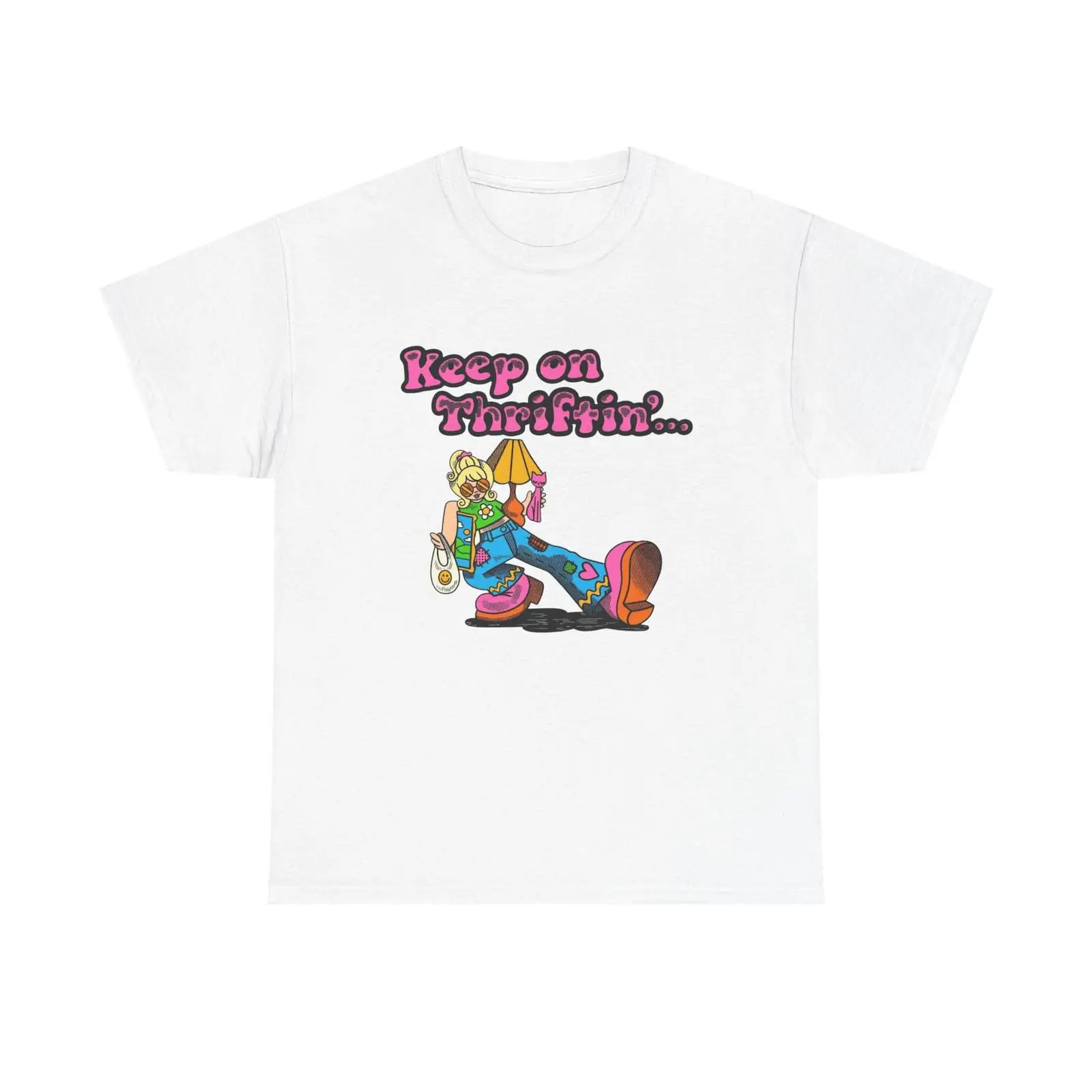 Keep On Thrifting Funny T Shir - огляд і ціна Vintage Fashion Thrift