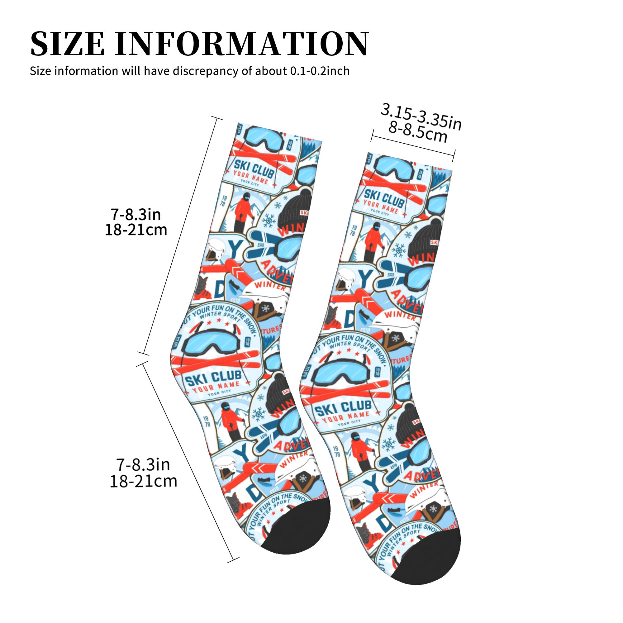 Vintage Red Blue Ski Club Seam - огляд і ціна Vintage Fashion Prints
