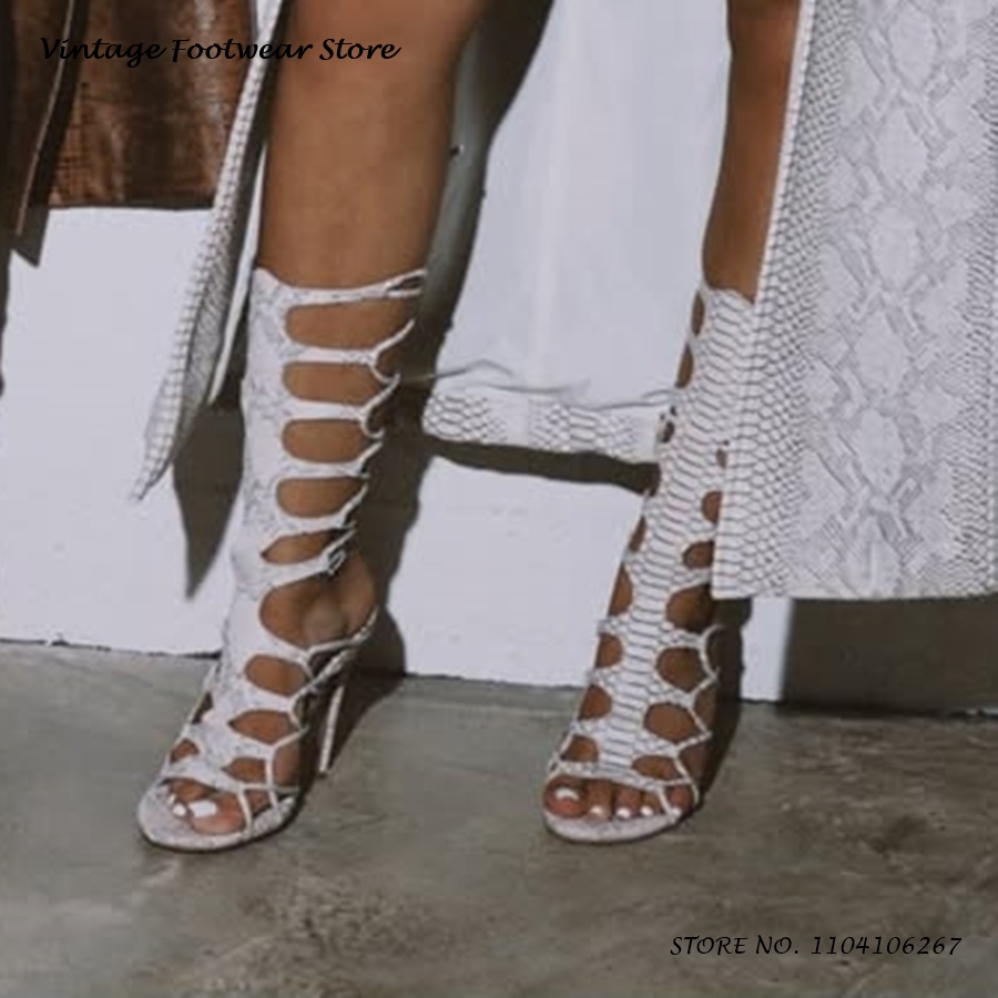 Python Pattern Cut-out Gladiat - огляд і ціна Vintage Fashion Prints