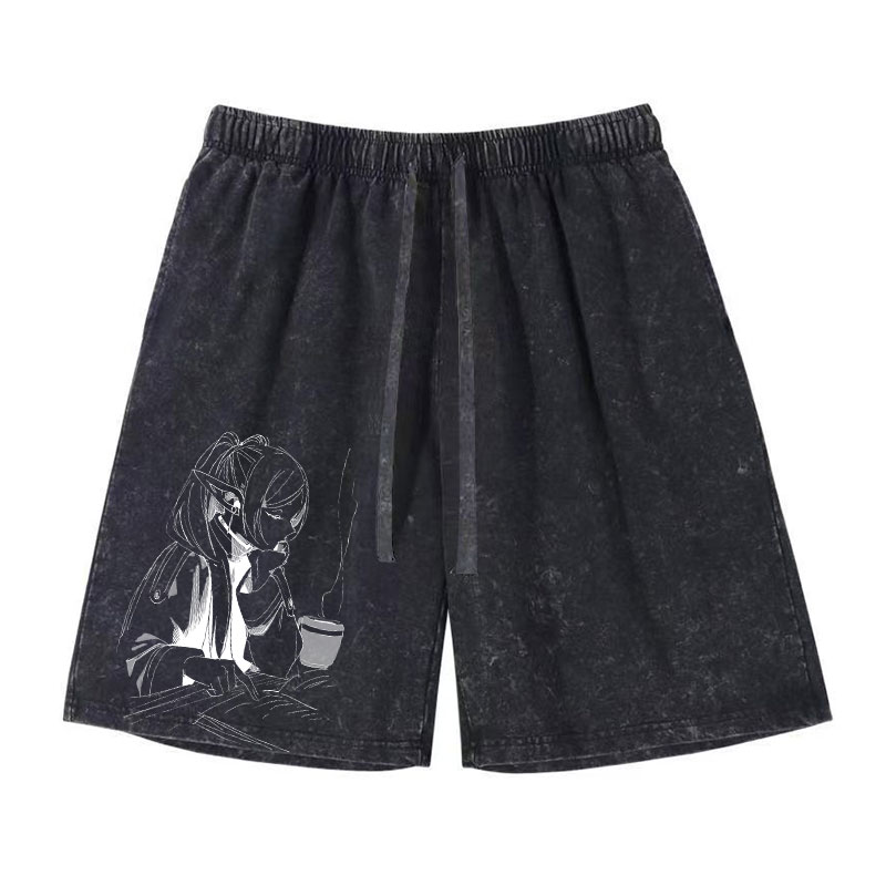 Anime Frieren Shorts Vintage W - огляд і ціна Vintage Fashion Tv