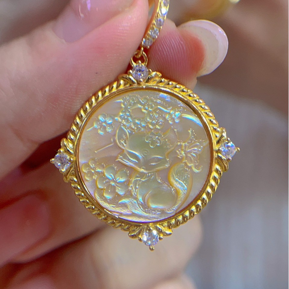 925 Sterling Silver Shell Came - огляд і ціна Vintage Fashion Center