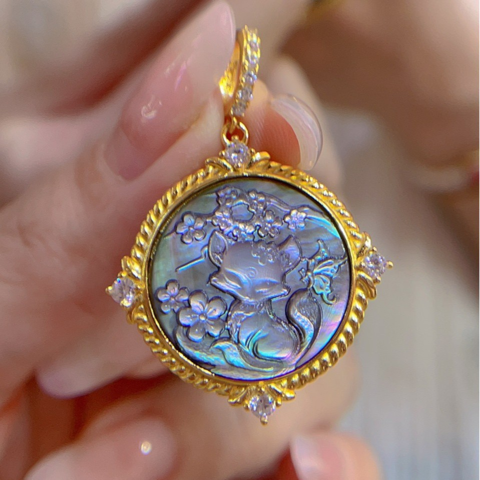 925 Sterling Silver Shell Came - огляд і ціна Vintage Fashion Center
