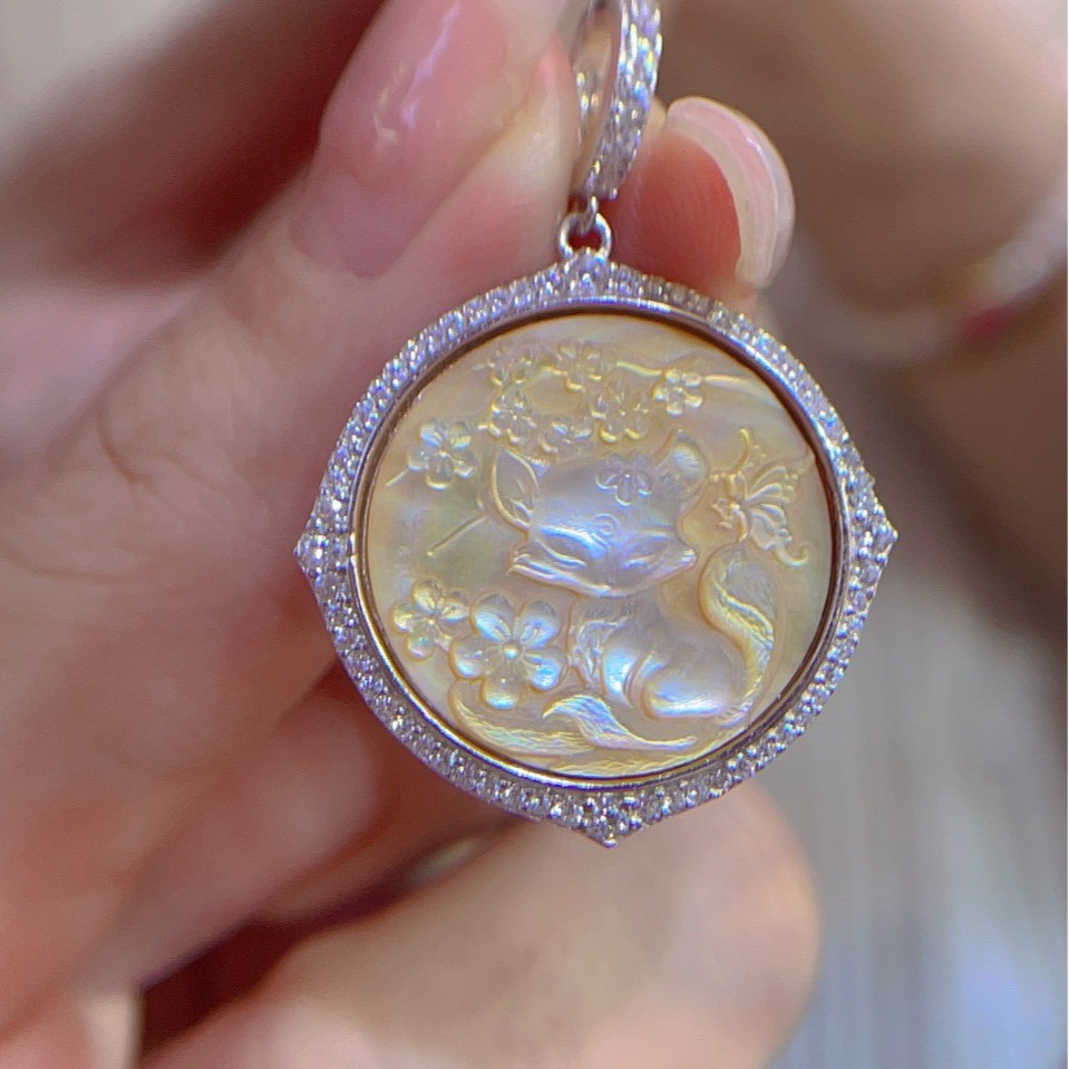 925 Sterling Silver Shell Came - огляд і ціна Vintage Fashion Center