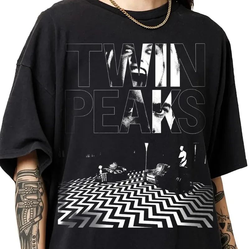 Horror Movie Themed Print T-sh - огляд і ціна Vintage Fashion Tv