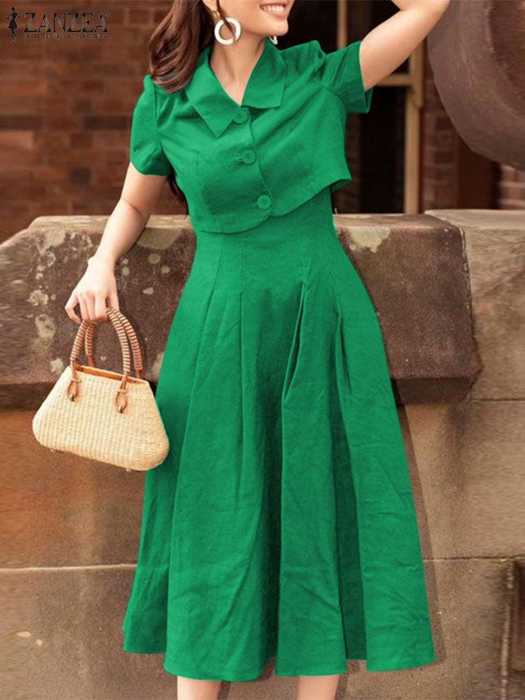 ZANZEA Women Two Piece Sets 20 - огляд і ціна Vintage Fashion Pieces