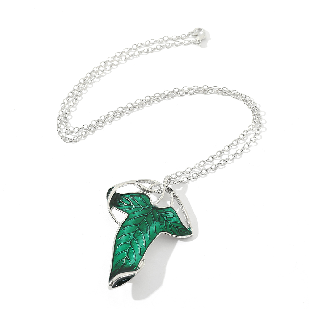 Vintage Green Leaf Pendant Nec - огляд і ціна Vintage Fashion Ai