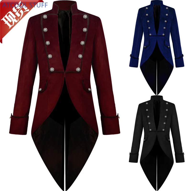 Classic Velet TailCoat Medieva - огляд і ціна Vintage Victorian Fashion