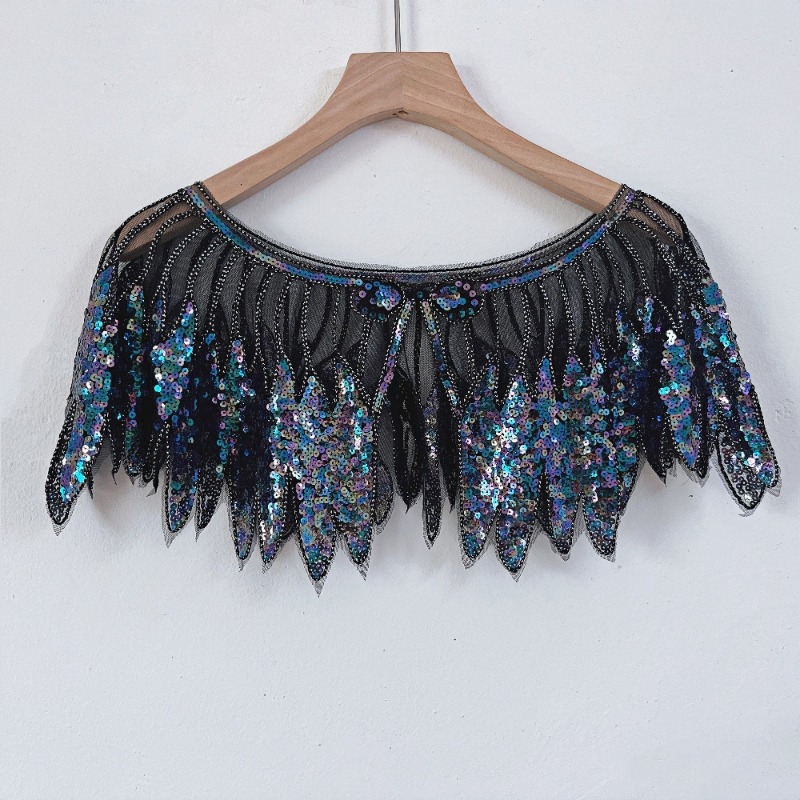 Ladies Sequins Leaf Lace Flapp - огляд і ціна Vintage Fashion Fabrics