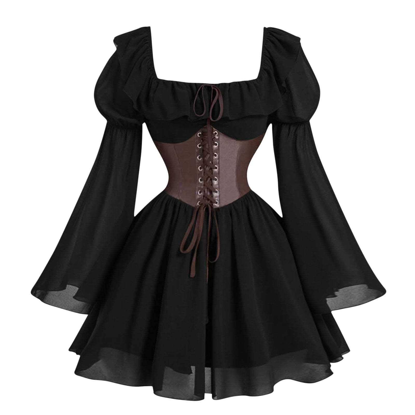Renaissance Medieval Long Slee - огляд і ціна Vintage Victorian Fashion
