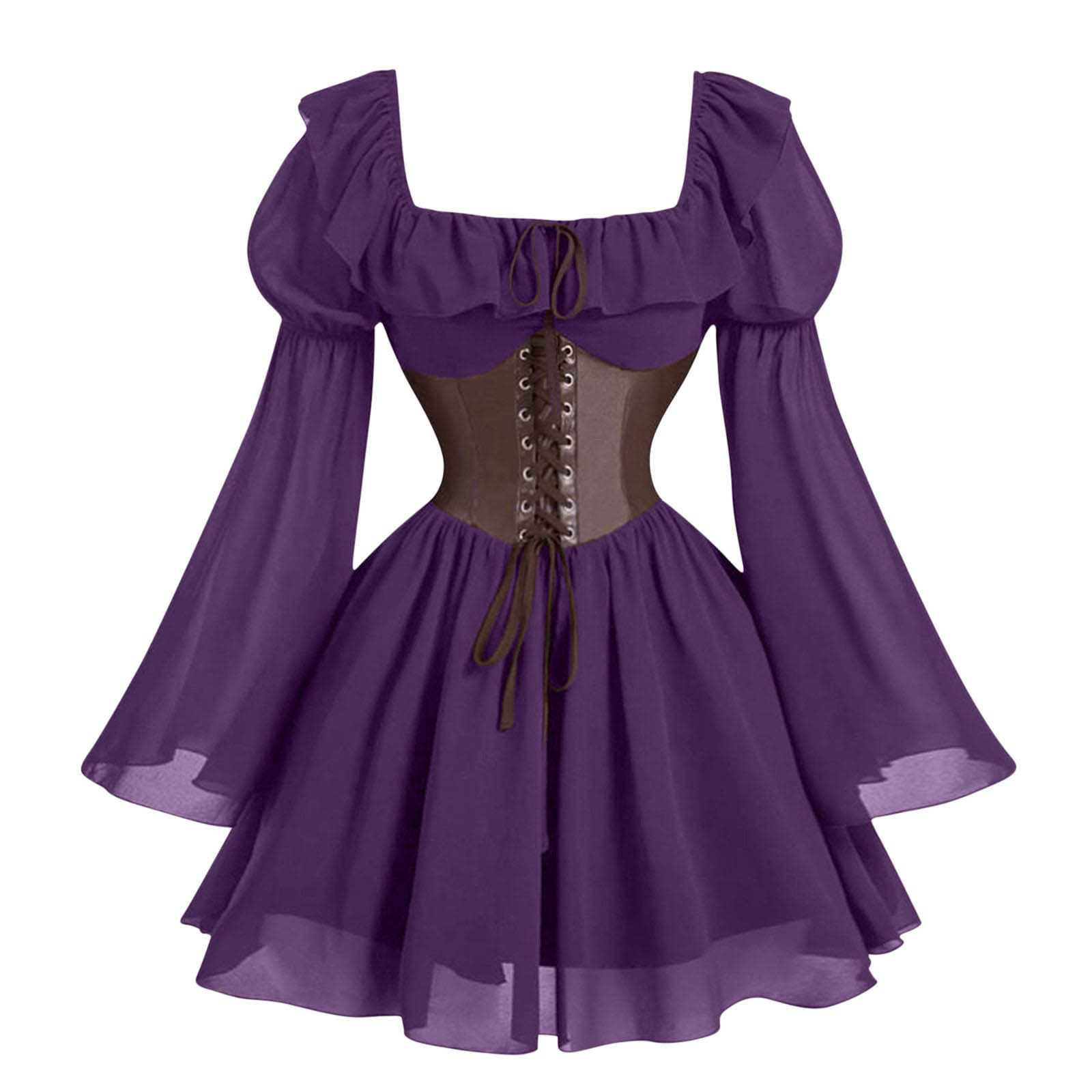 Renaissance Medieval Long Slee - огляд і ціна Vintage Victorian Fashion