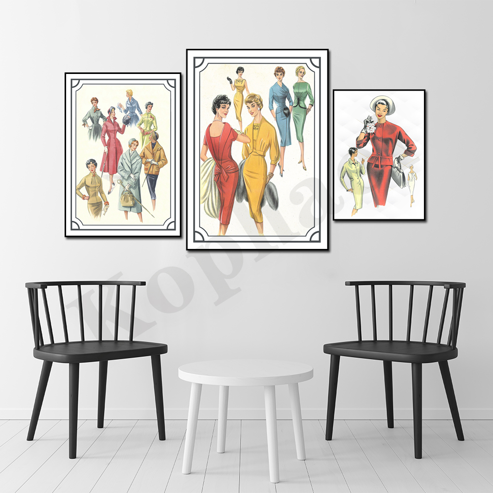 1959 Women's Fashion Sketch Ma - огляд і ціна Vintage Fashion Magazine Covers