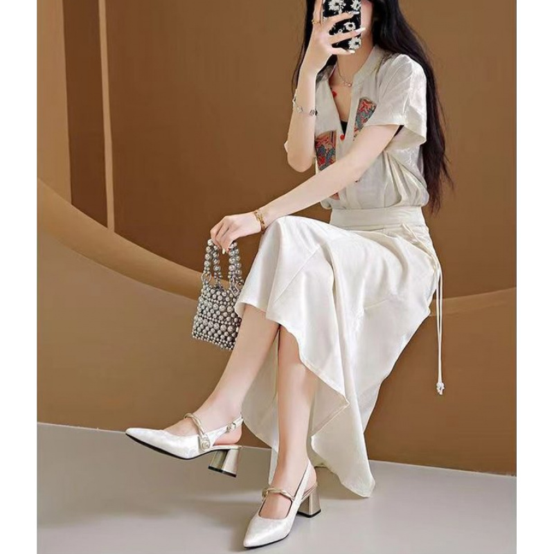 2026 Elegant Women Pointed Toe - огляд і ціна Vintage Fashion Prints