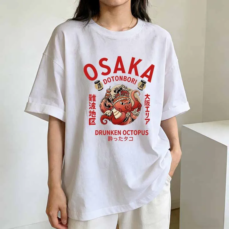 Vintage Osaka Print T-shirts W - огляд і ціна Vintage Fashion Osaka