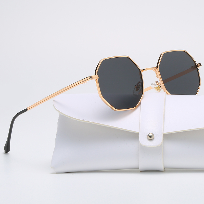 Square Polygon Metal Sunglasse - огляд і ціна Vintage Fashion De